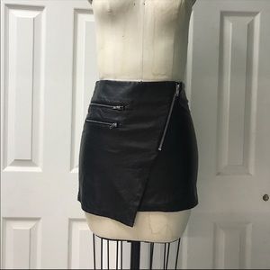 Faux Leather Skirt